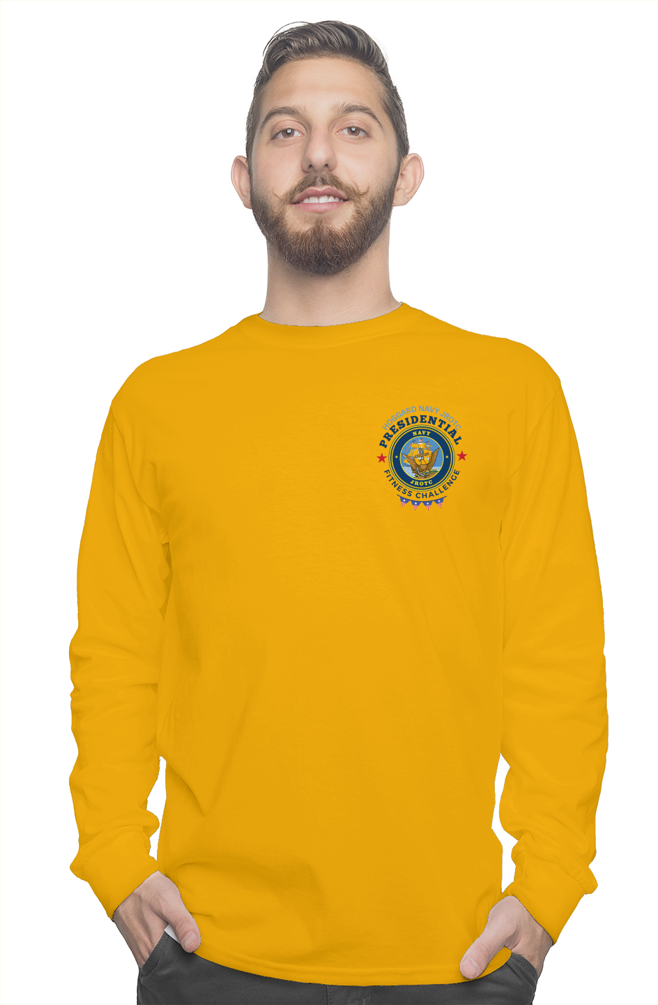 Hoggard Navy JROTC Presidential Fitness Challenge L/S Jersey Tee