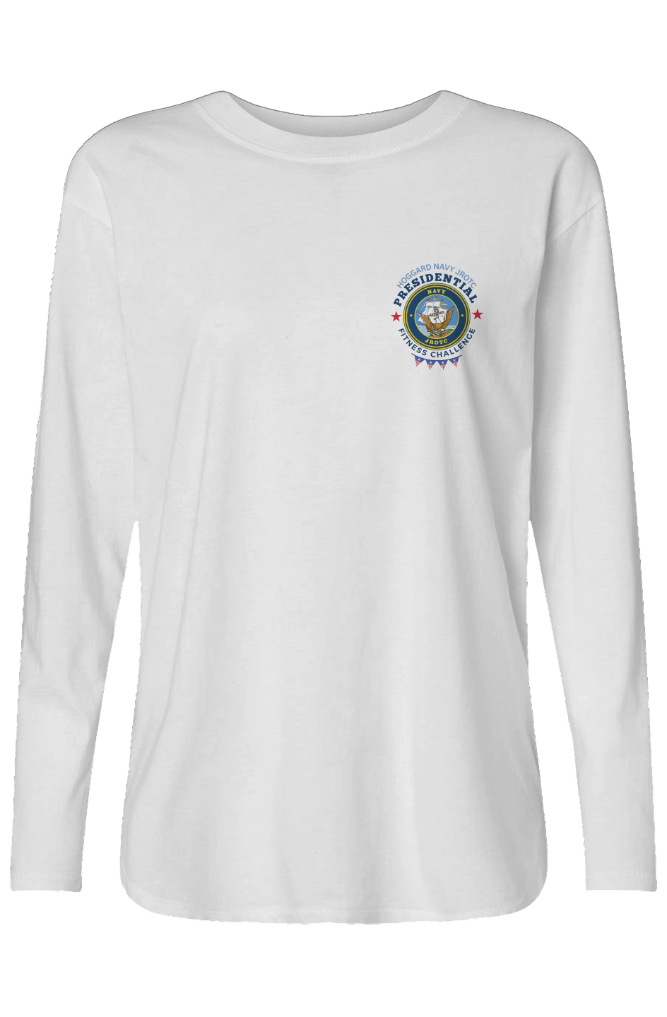 Hoggard Navy JROTC Presidential Fitness Challenge L/S Jersey Tee