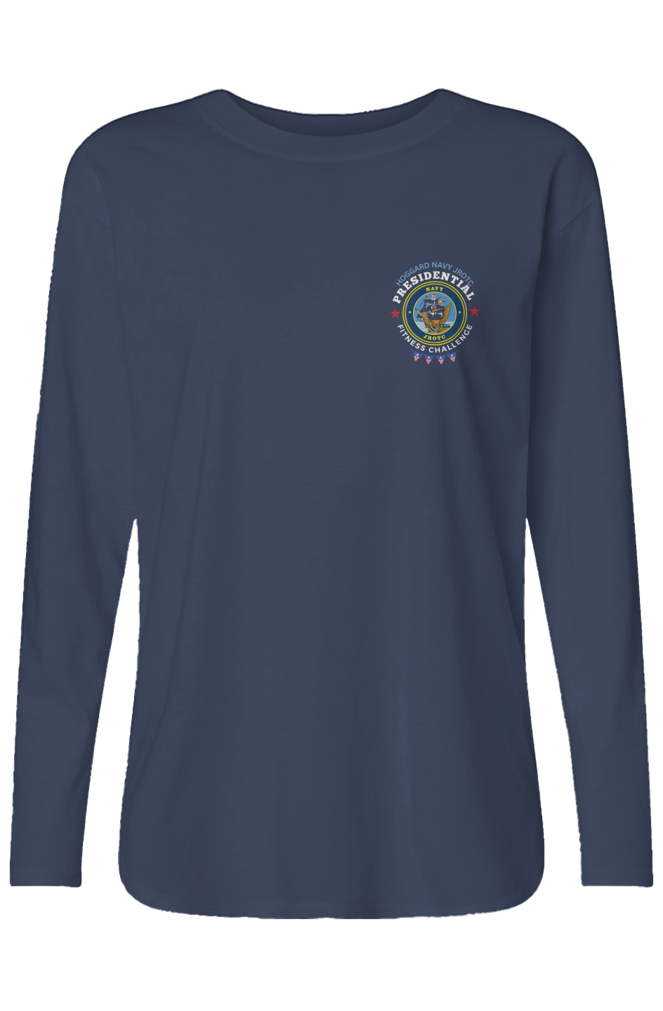 Hoggard Navy JROTC Presidential Fitness Challenge L/S Jersey Tee