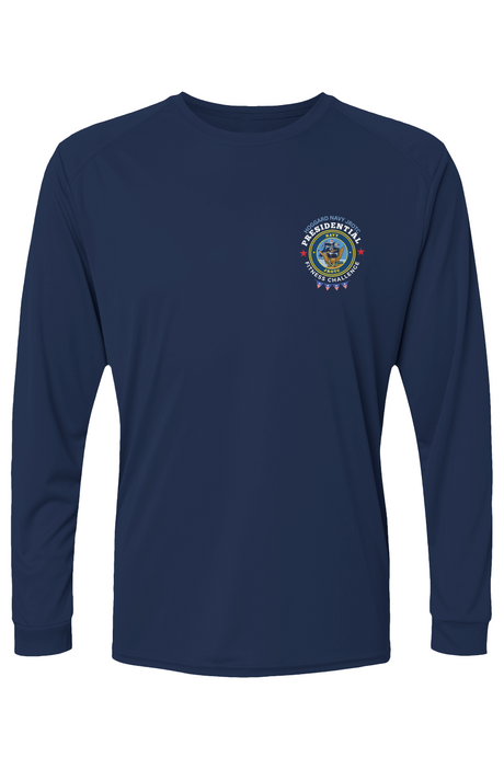Hoggard Navy JROTC Presidential Fitness Challenge L/S Performance Tee w/ UPF 50+