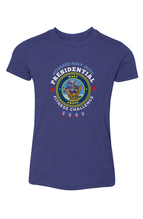 Hoggard Navy JROTC Presidential Fitness Challenge Triblend Tee