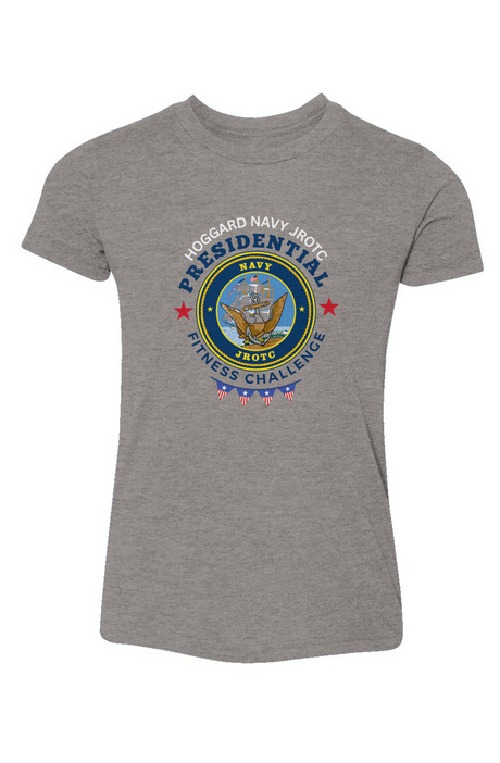 Hoggard Navy JROTC Presidential Fitness Challenge Triblend Tee