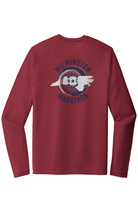 Wilmington Marathon Posi UV Pro LS Tee