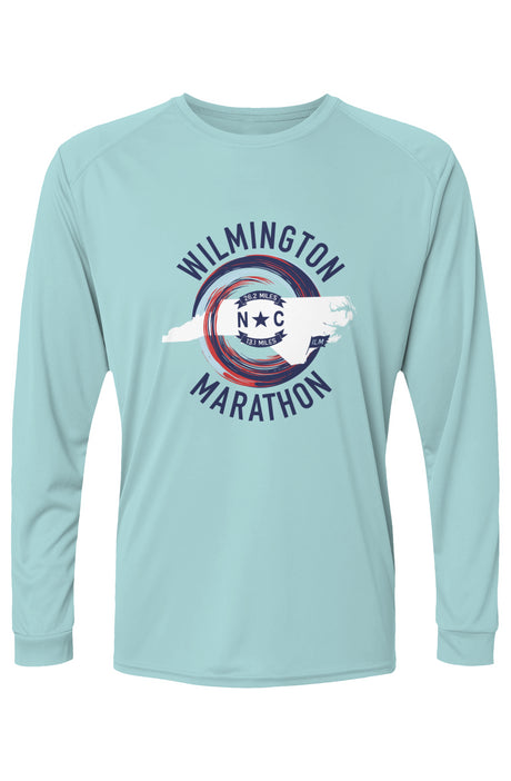 Wilmington Marathon Islander L/S Performance Tee w/ UPF 50+