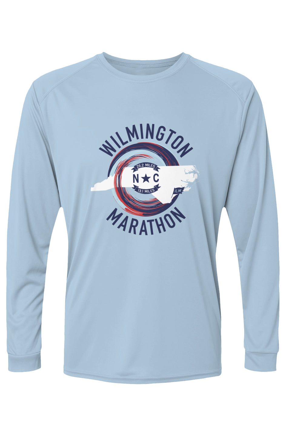 Wilmington Marathon Islander L/S Performance Tee w/ UPF 50+