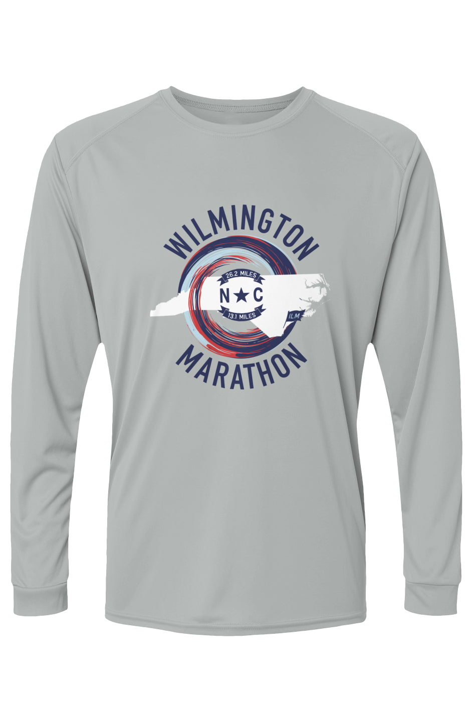 Wilmington Marathon Islander L/S Performance Tee w/ UPF 50+