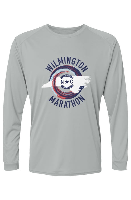 Wilmington Marathon Islander L/S Performance Tee w/ UPF 50+