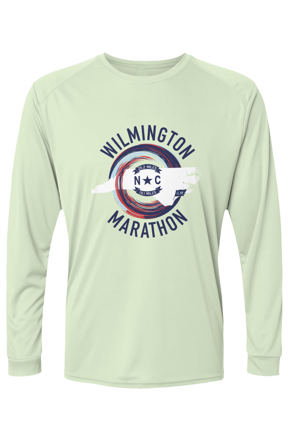 Wilmington Marathon Islander L/S Performance Tee w/ UPF 50+