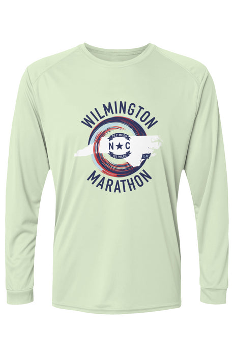 Wilmington Marathon Islander L/S Performance Tee w/ UPF 50+