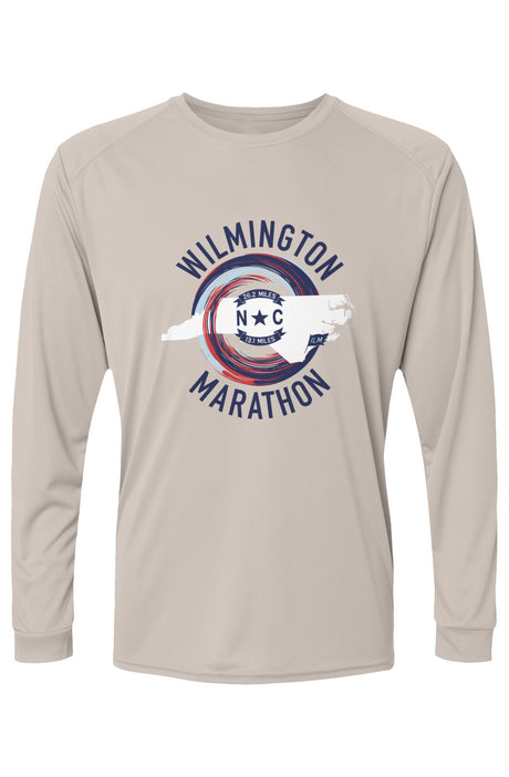 Wilmington Marathon Islander L/S Performance Tee w/ UPF 50+
