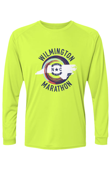 Wilmington Marathon Islander L/S Performance Tee w/ UPF 50+