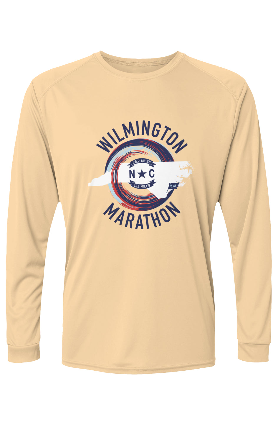 Wilmington Marathon Islander L/S Performance Tee w/ UPF 50+