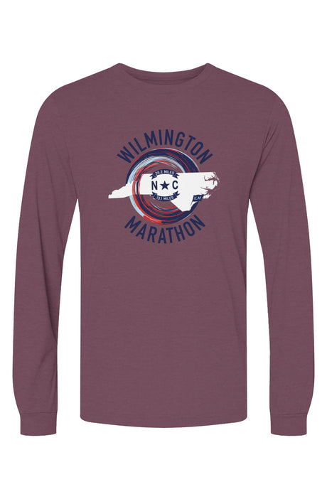 Wilmington Marathon Unisex Triblend L/S Tee
