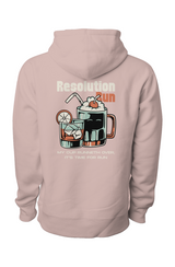 Resolution Run Premium Heavyweight Cross Grain Hoodie