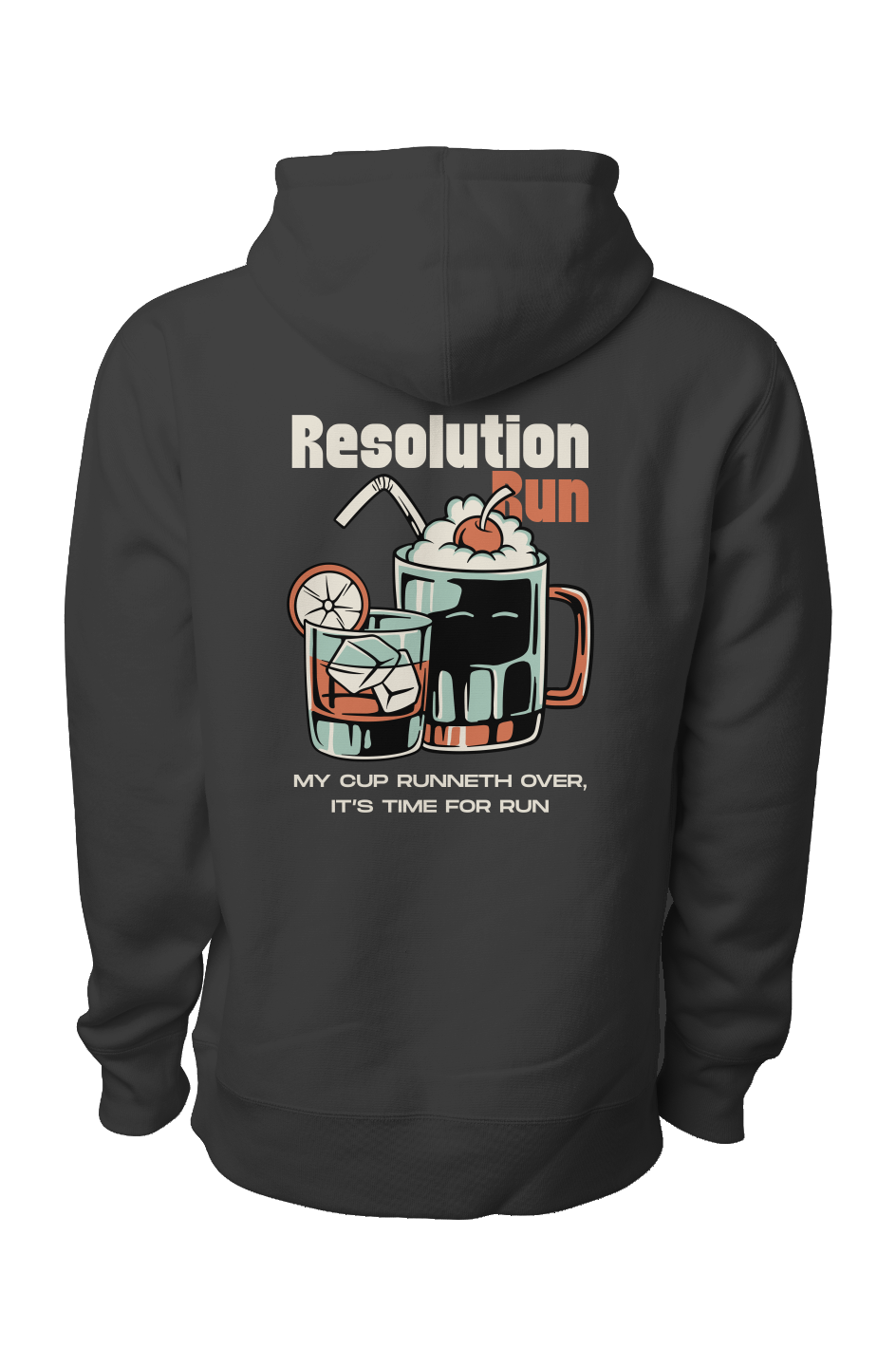 Resolution Run Premium Heavyweight Cross Grain Hoodie