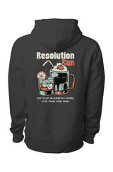 Resolution Run Premium Heavyweight Cross Grain Hoodie