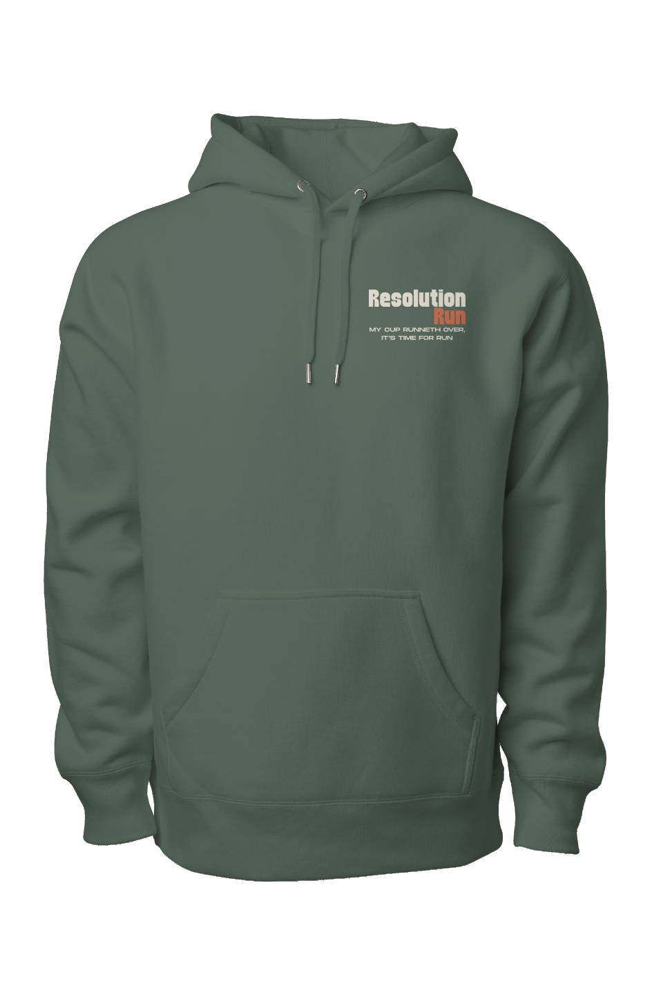 Resolution Run Premium Heavyweight Cross Grain Hoodie