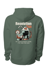 Resolution Run Premium Heavyweight Cross Grain Hoodie