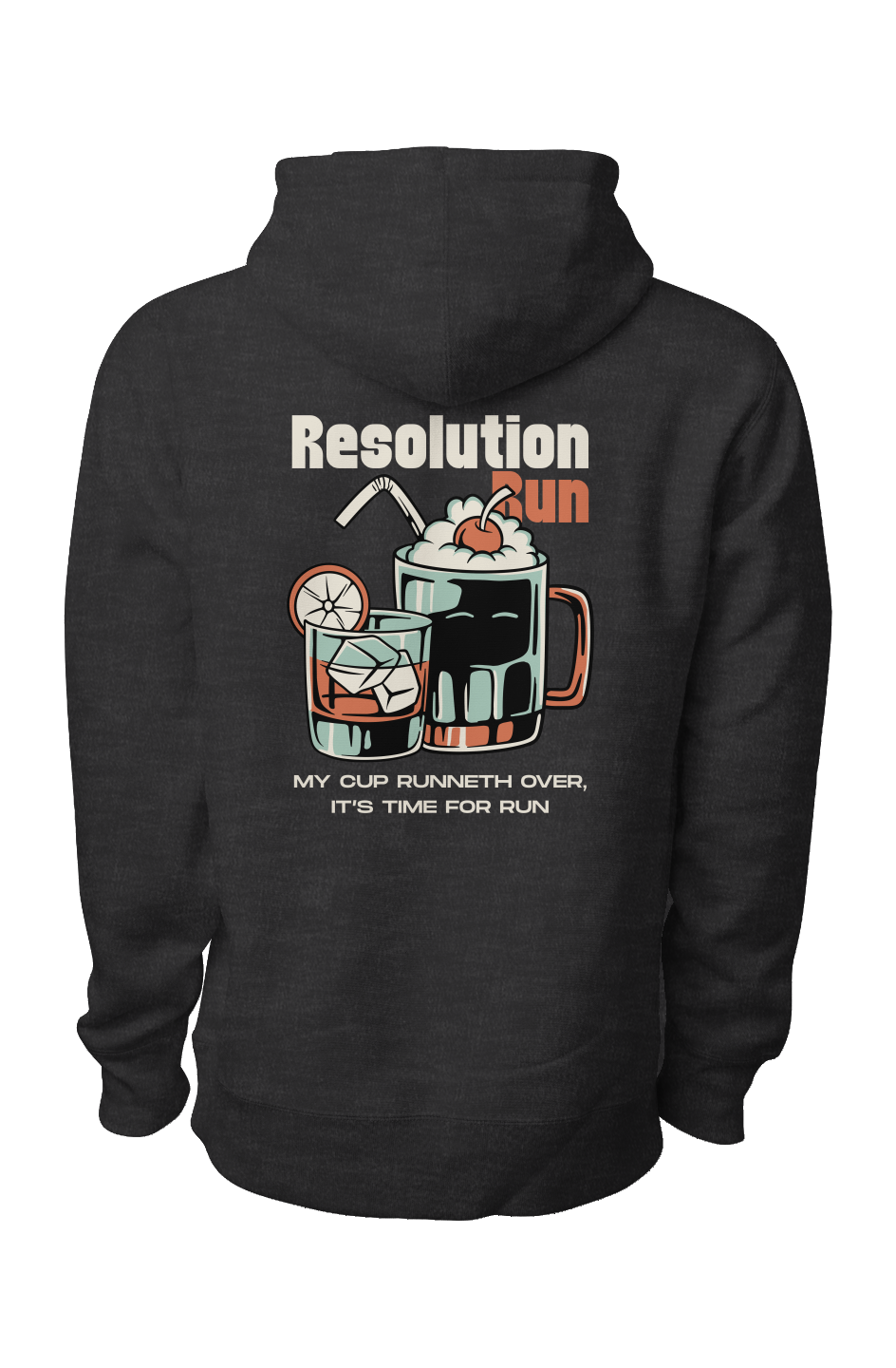 Resolution Run Premium Heavyweight Cross Grain Hoodie