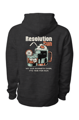 Resolution Run Premium Heavyweight Cross Grain Hoodie