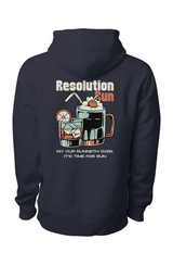 Resolution Run Premium Heavyweight Cross Grain Hoodie