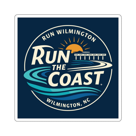 Run the Coast Vinyl Decal