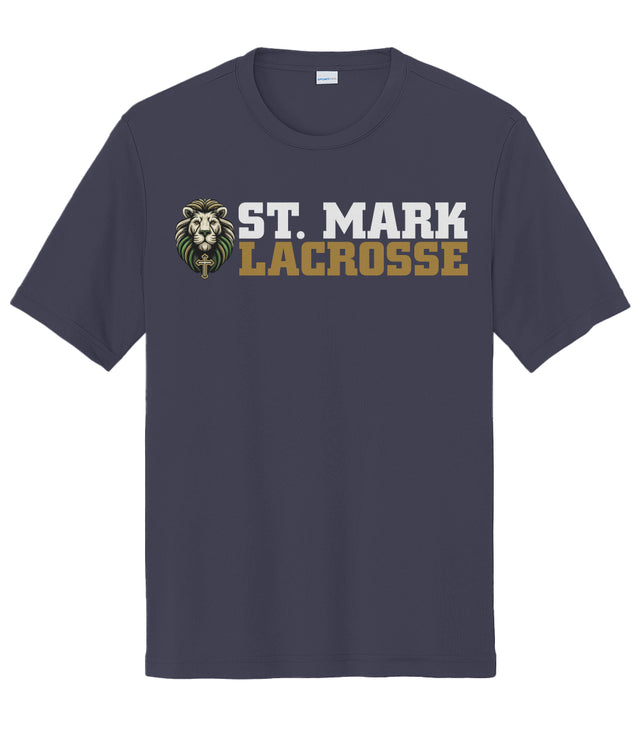 St. Mark Catholic Lacrosse Performance Tee w/ UPF 50+