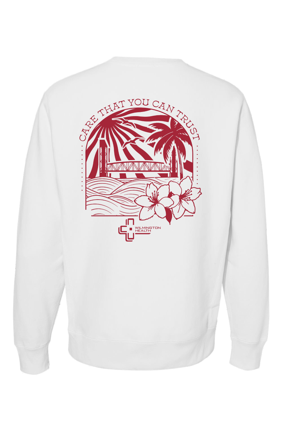 Wilmington Health Coastal Designs Premium Heavyweight Crewneck (Imprint)