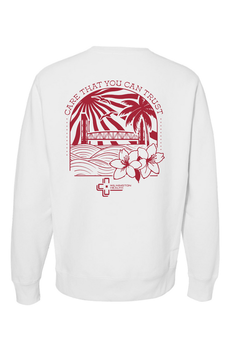 Wilmington Health Coastal Designs Premium Heavyweight Crewneck (Imprint)