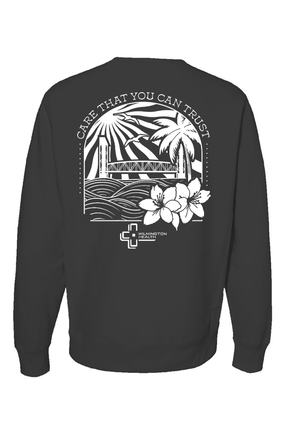 Wilmington Health Coastal Designs Premium Heavyweight Crewneck (Imprint)