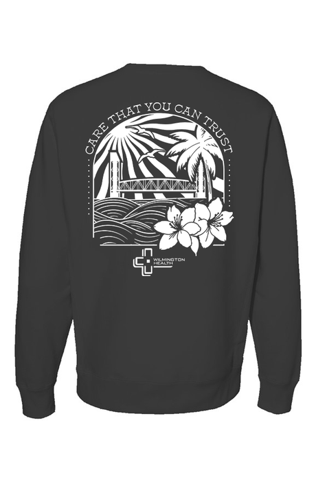 Wilmington Health Coastal Designs Premium Heavyweight Crewneck (Imprint)