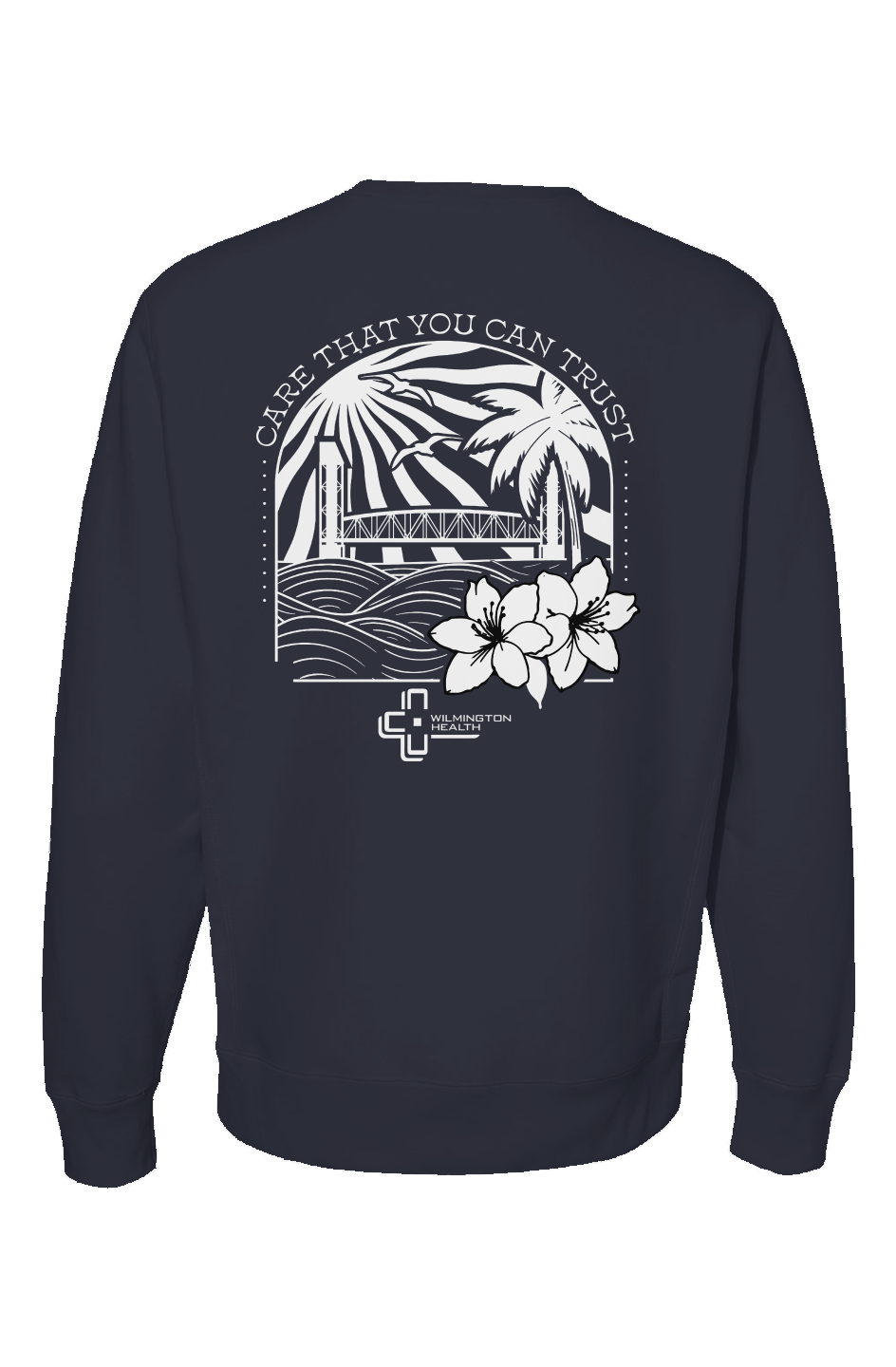 Wilmington Health Coastal Designs Premium Heavyweight Crewneck (Imprint)