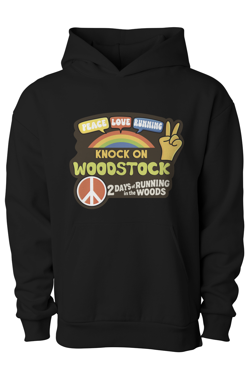 Knock on Woodstock Pullover Hooded Sweatshirt