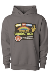 Knock on Woodstock Pullover Hooded Sweatshirt