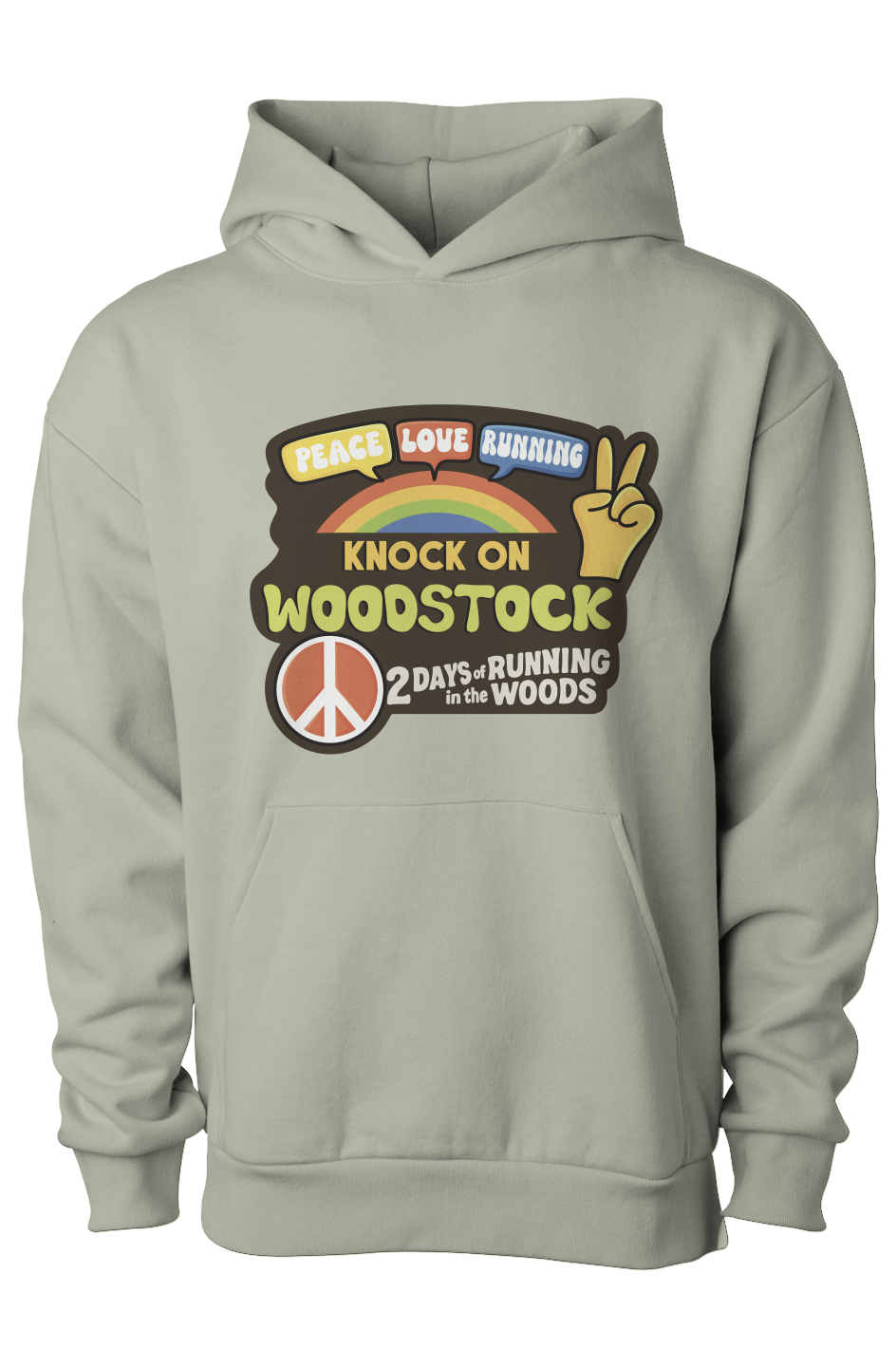 Knock on Woodstock Pullover Hooded Sweatshirt