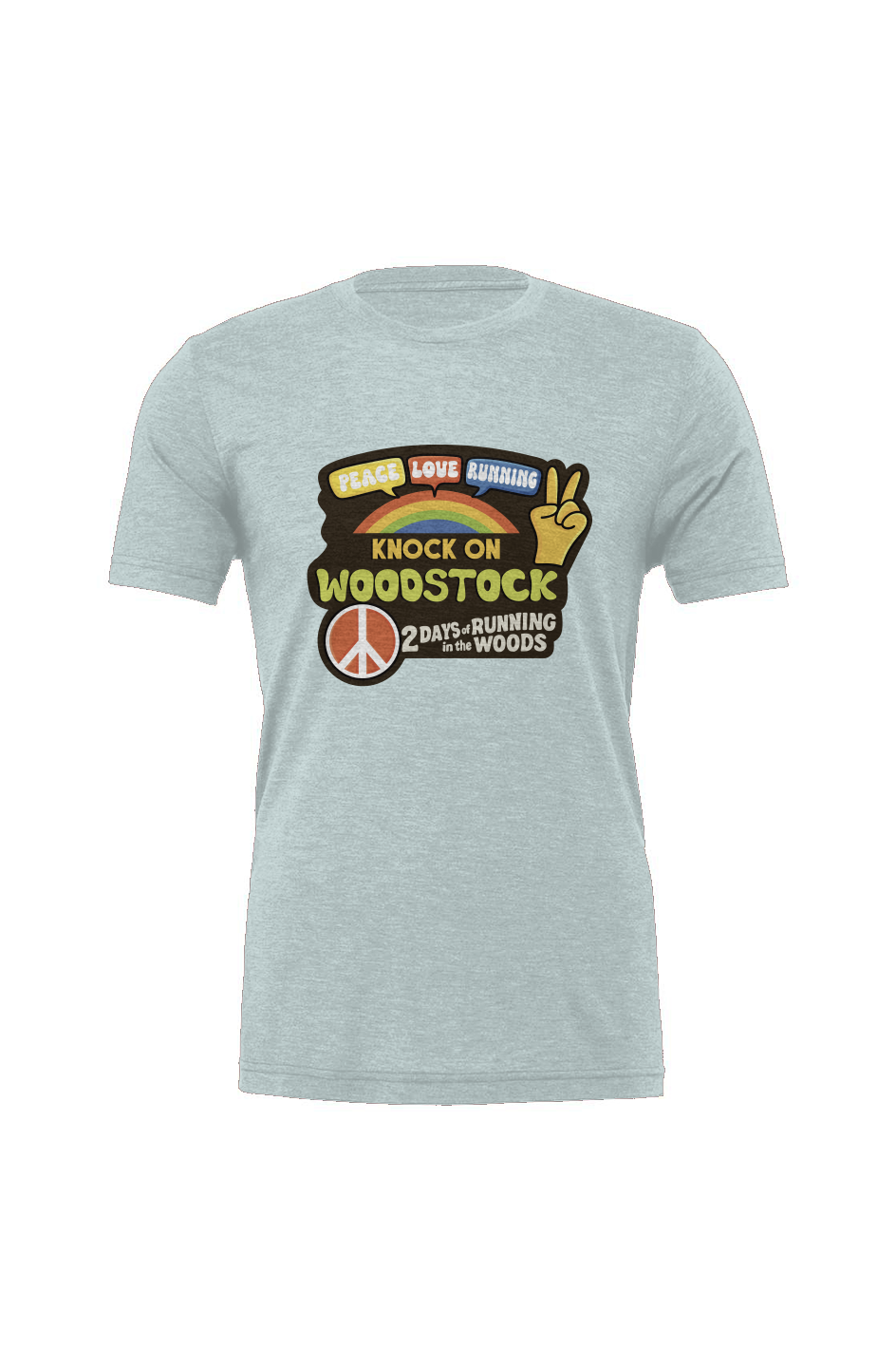 Knock on Woodstock Trail Series Triblend Tee