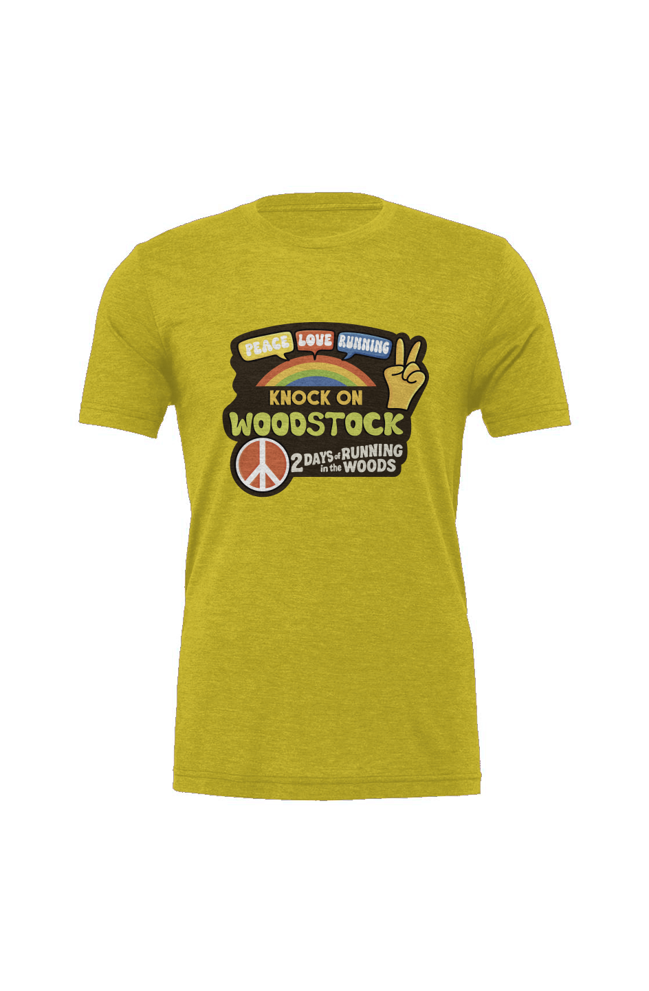 Knock on Woodstock Trail Series Triblend Tee