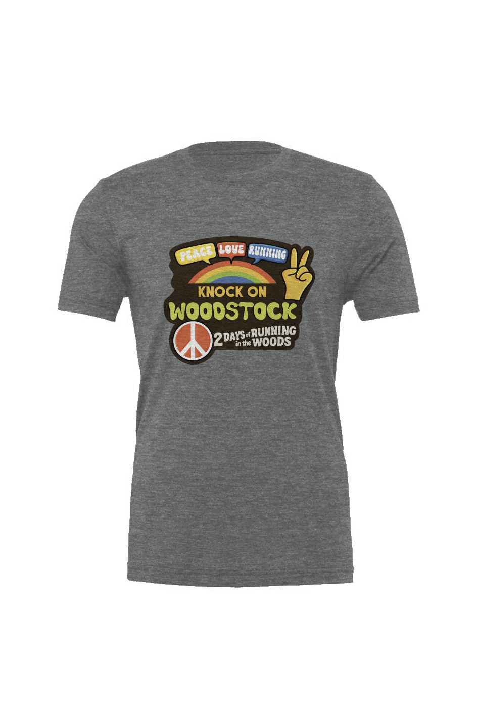 Knock on Woodstock Trail Series Triblend Tee