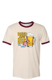 Beer and BBQ 5K Run Ringer Tee