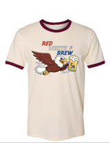 Red White & Brew 5K Ringer Tee