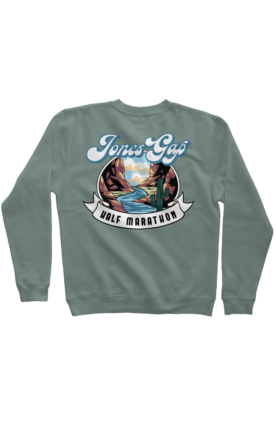 Jones Gap Trail Race Pigment Dyed Crew Neck