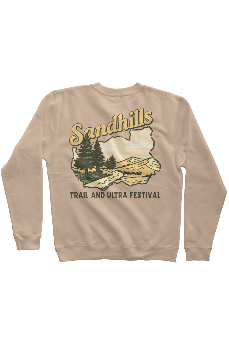 Sandhills Trail & Ultra Festival Pigment Dyed Crew Neck