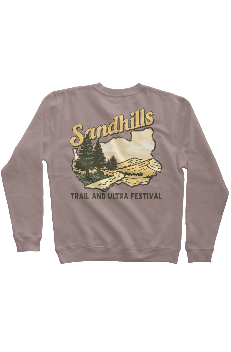 Sandhills Trail & Ultra Festival Pigment Dyed Crew Neck