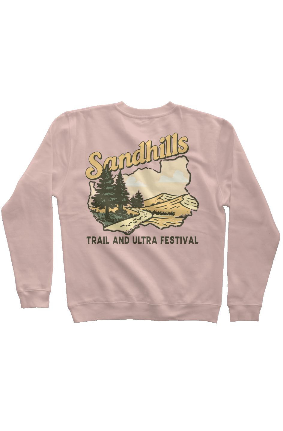 Sandhills Trail & Ultra Festival Pigment Dyed Crew Neck