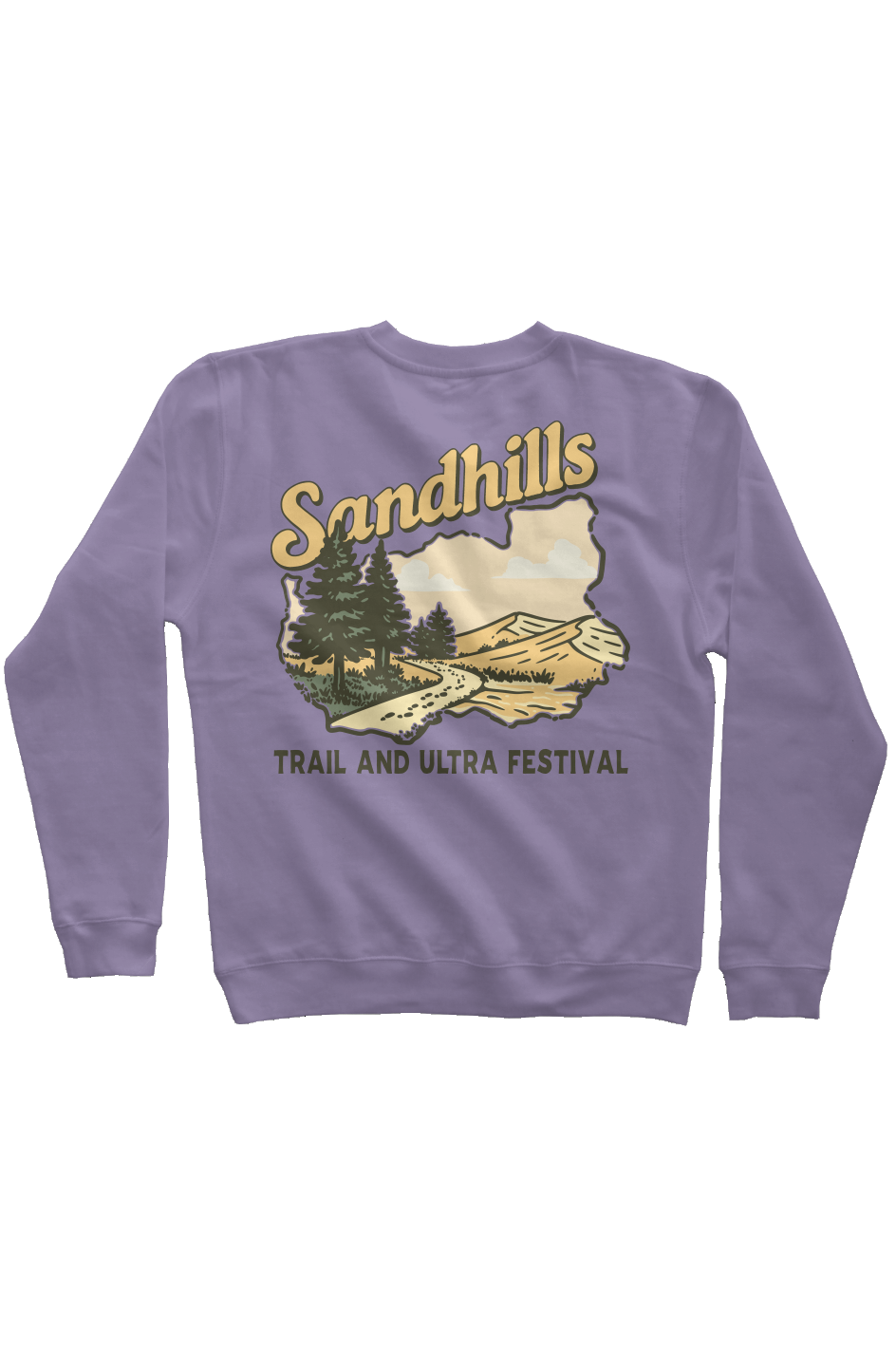 Sandhills Trail & Ultra Festival Pigment Dyed Crew Neck