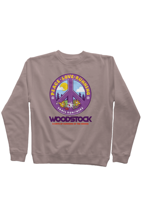 Knock on Woodstock Trail Series Pigment Dyed Crew Neck