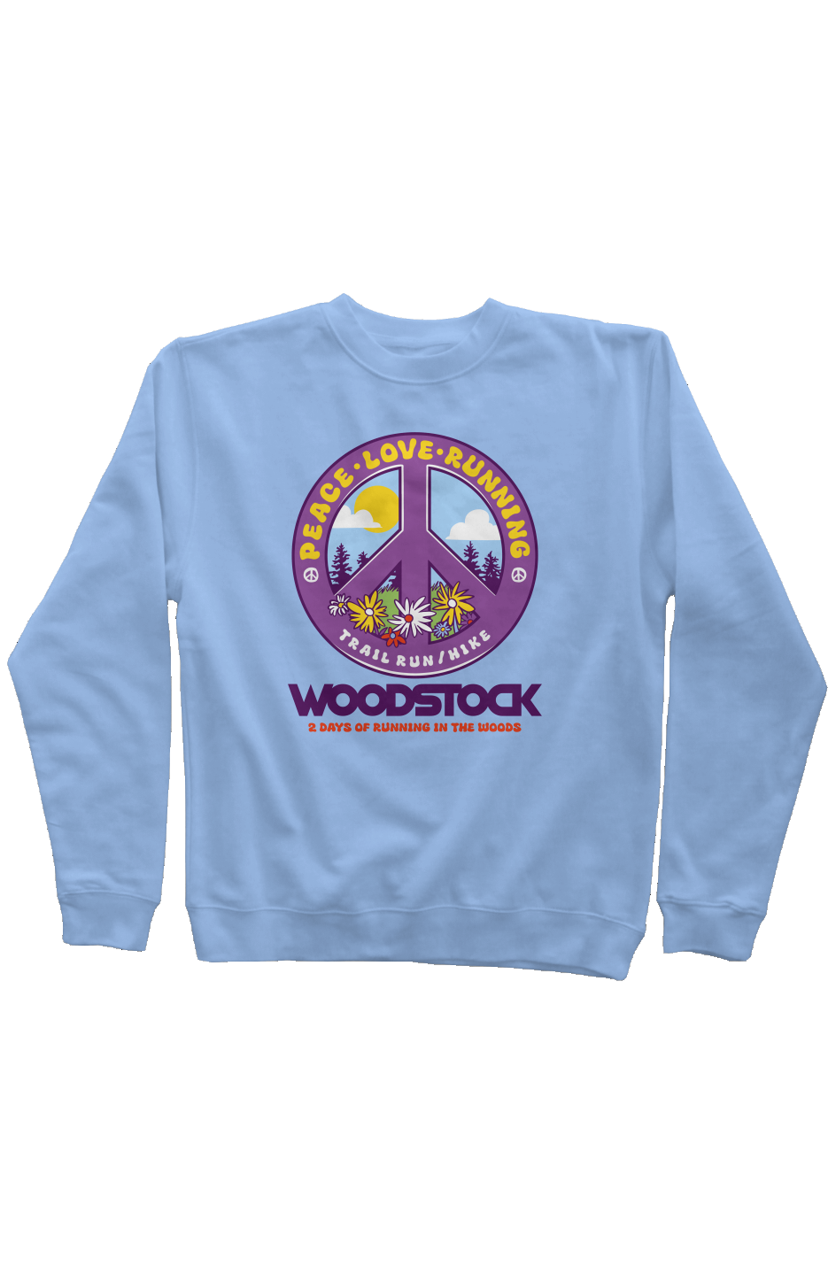 Knock on Woodstock Trail Series Pigment Dyed Crew Neck
