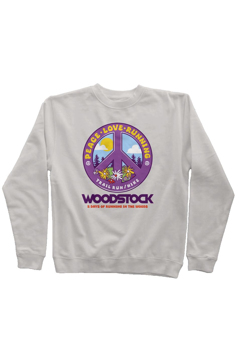 Knock on Woodstock Trail Series Pigment Dyed Crew Neck