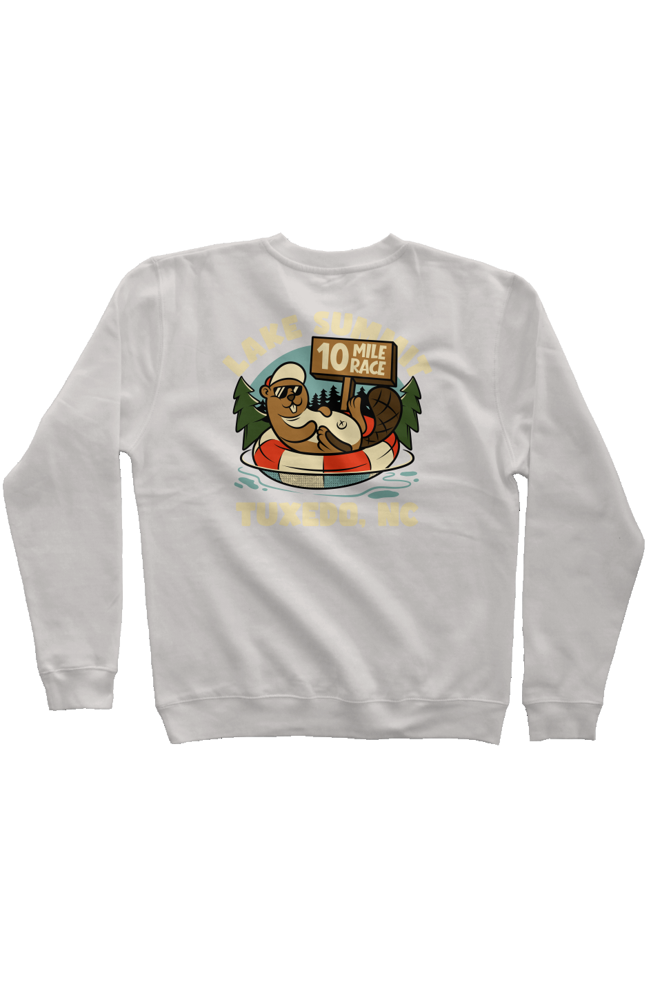 Lake Summit 10 Mile Race Pigment Dyed Crew Neck