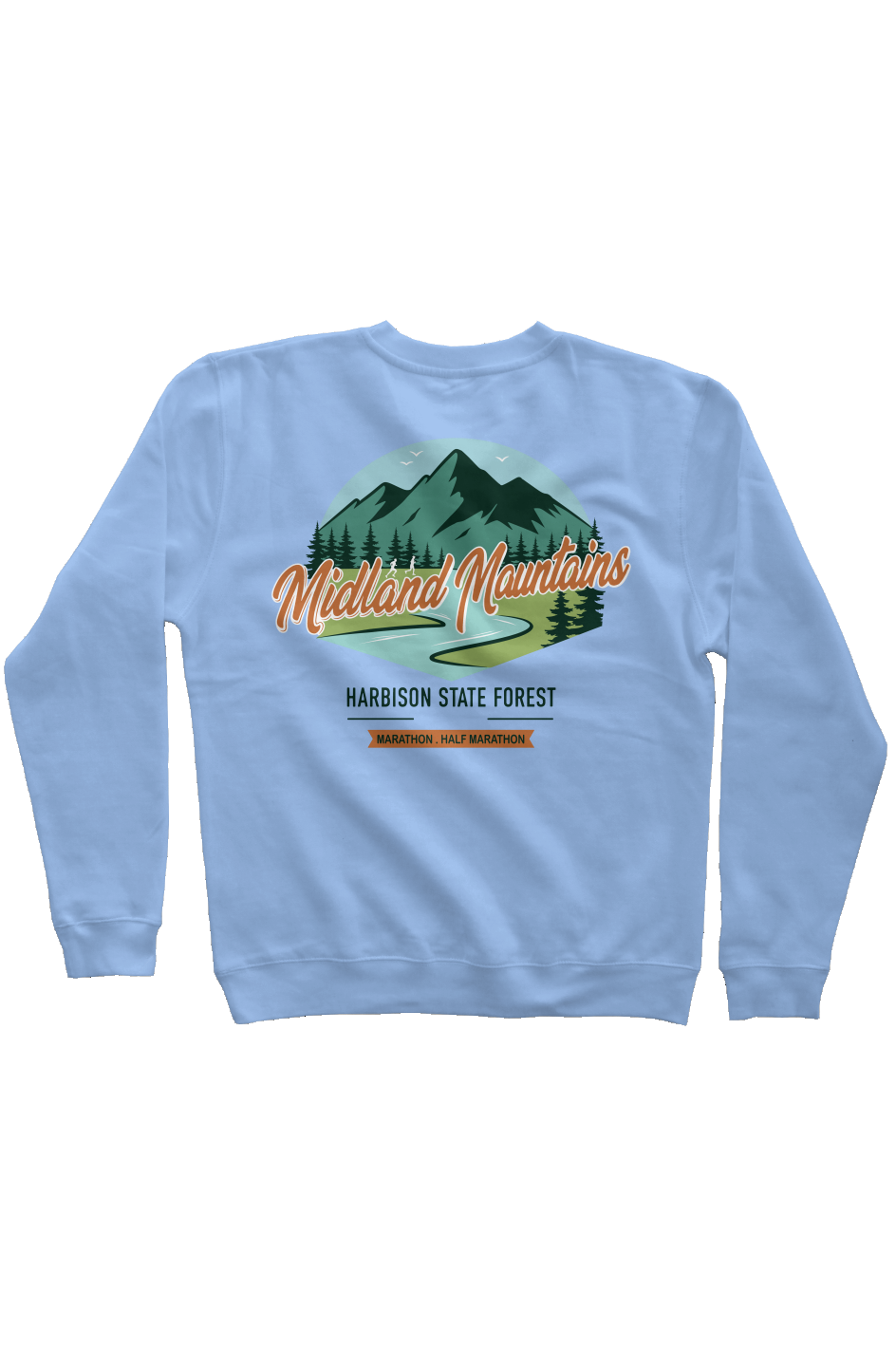 Midland Mountains Trail Series Pigment Dyed Crew Neck